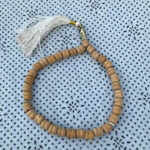 Handmade Tasbeeh Real Wood Prayer Beads Religious Muslim Misbah Pray 33 Beads
